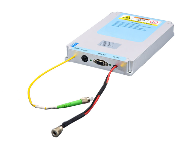 1010nm~1080nm 20mW ASE Broadband Light Source Module Type ASE-1010/80-20-SM-M